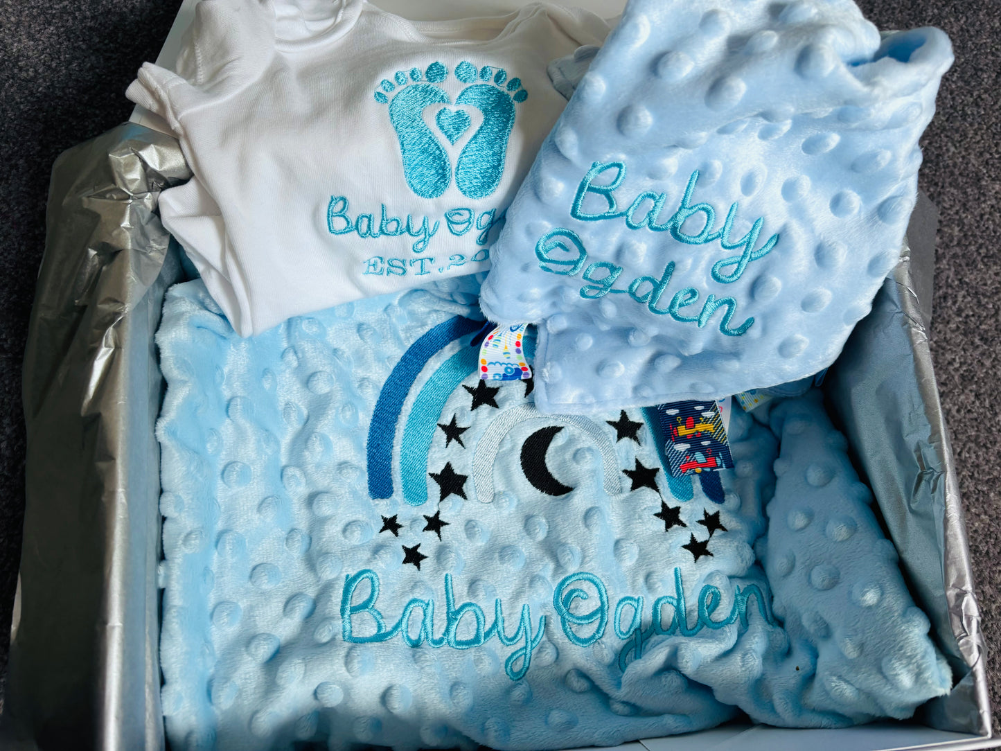 Baby Personalised Gift Set