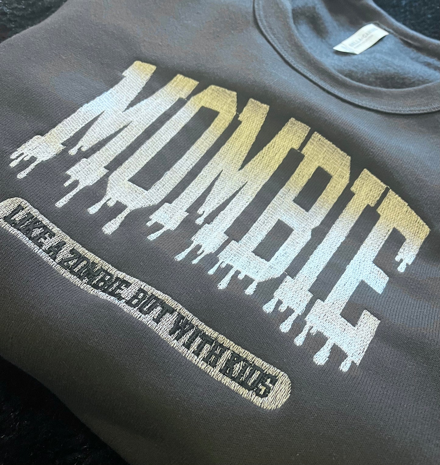 Mombie Embroidered Sweatshirt