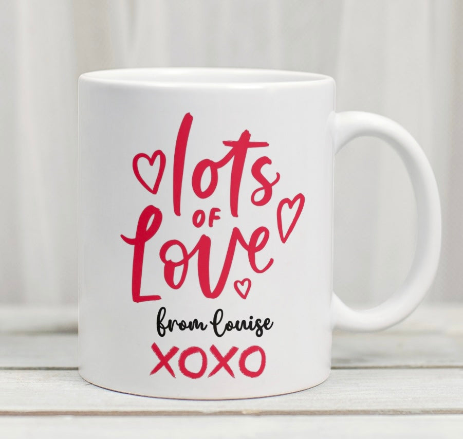 Happy Valentines Day Personalised Mug