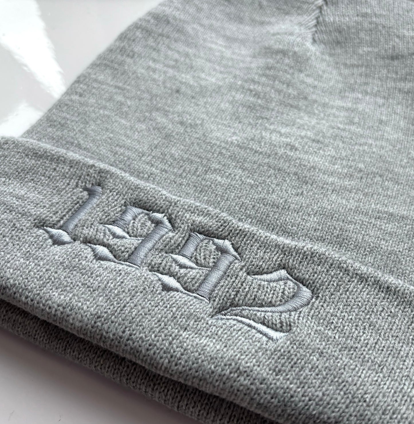 Embroidered Year Beanie Hat