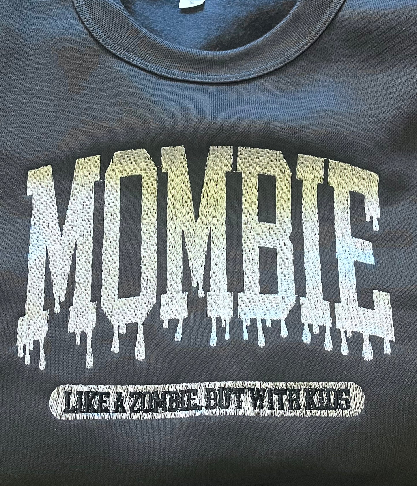Mombie Embroidered Sweatshirt