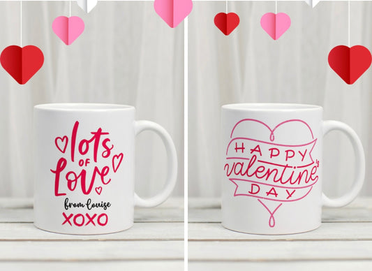 Happy Valentines Day Personalised Mug