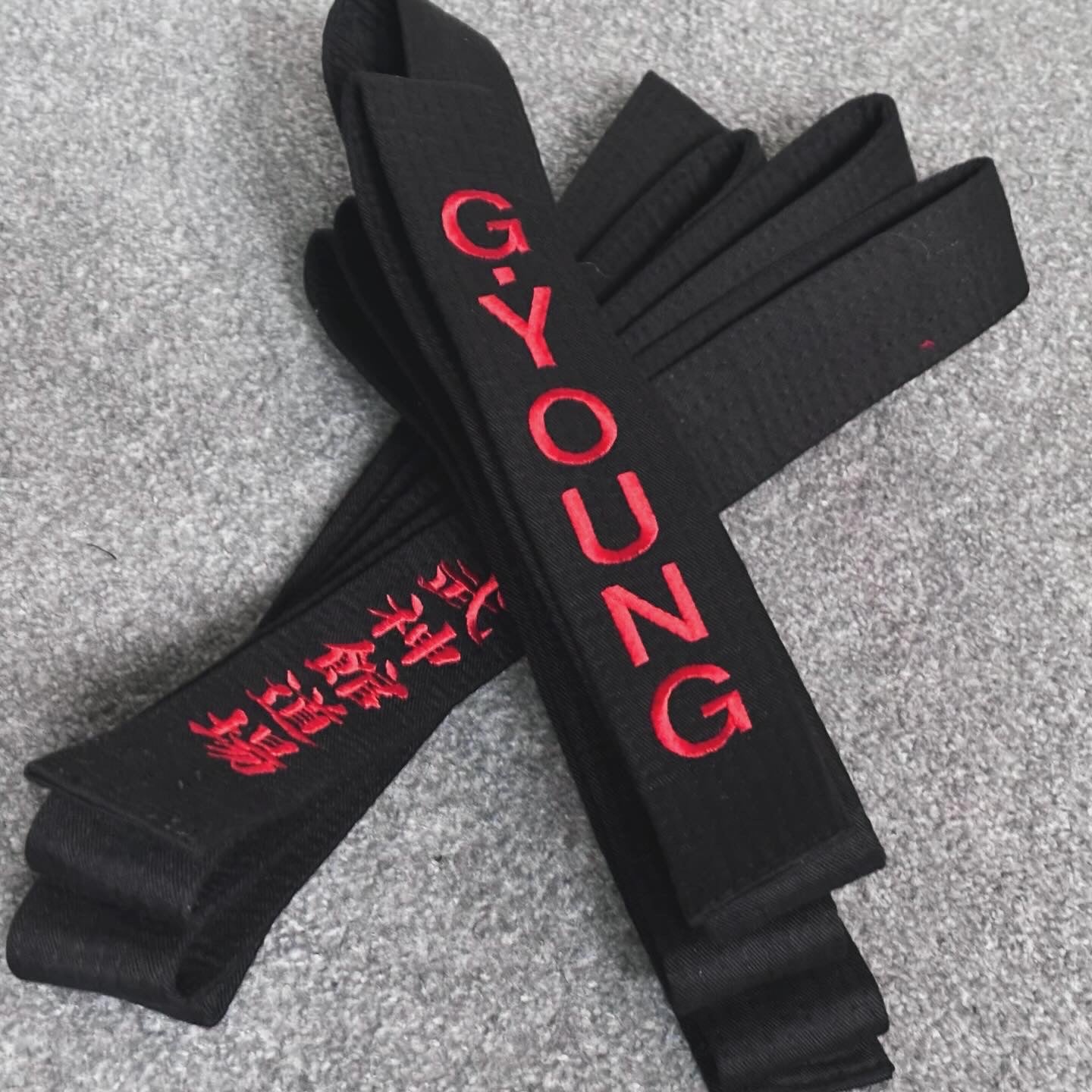 Custom Embroidered Martial Arts Belts