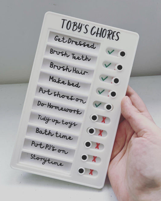 Personalised Kids Chore Chart