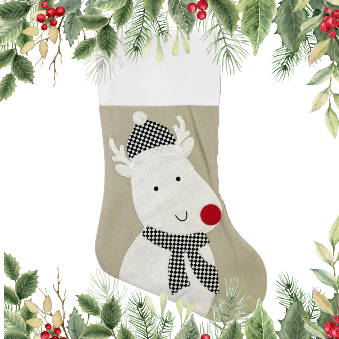 Embroidered Character Christmas Stockings