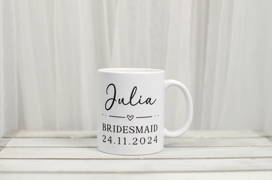 Bridal Party Personalised Mug