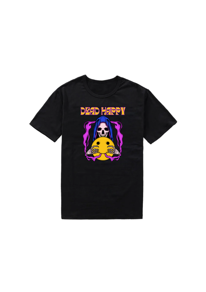‘Dead Happy’ Black T-shirt