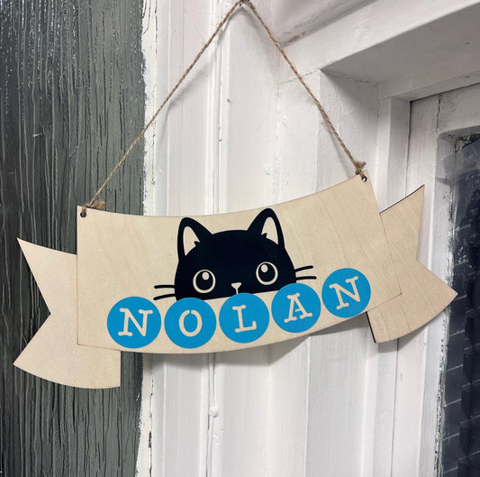 Personalised Kids Wooden Sign