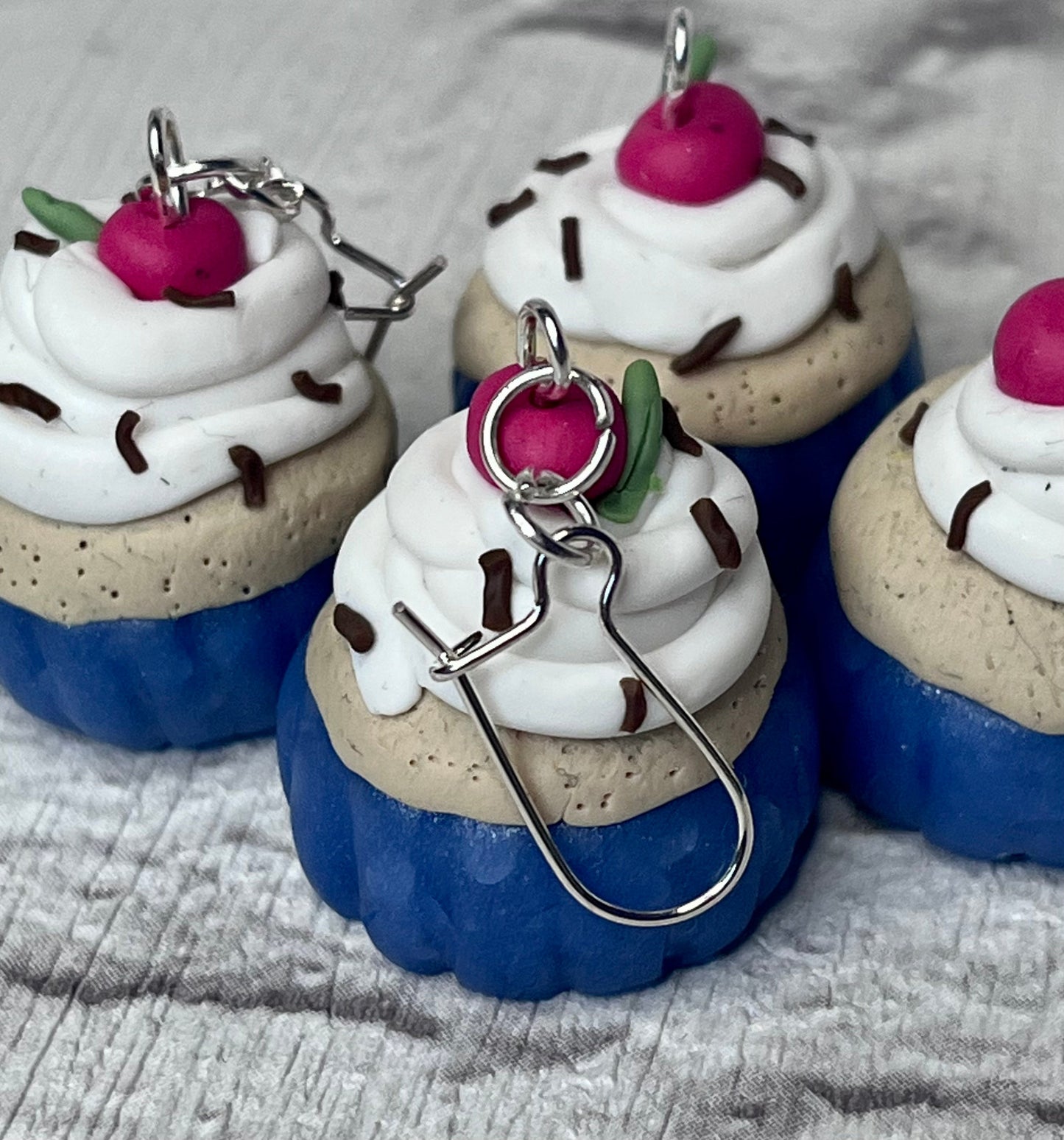 Handmade Cupcake Earrings