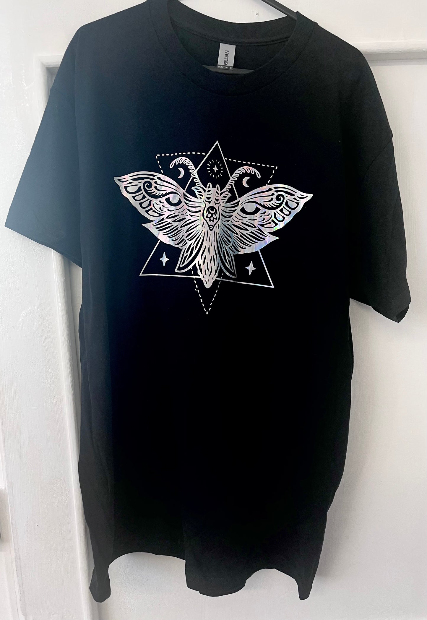 Holographic Moth Graphic T-shirt