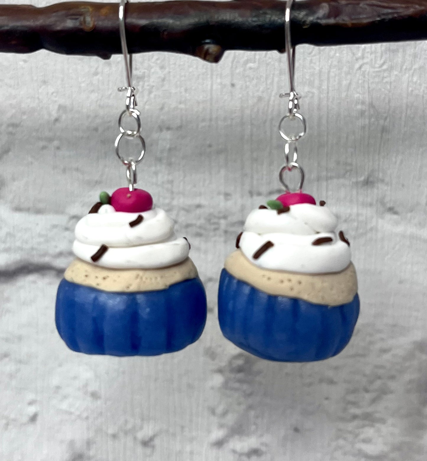 Handmade Cupcake Earrings