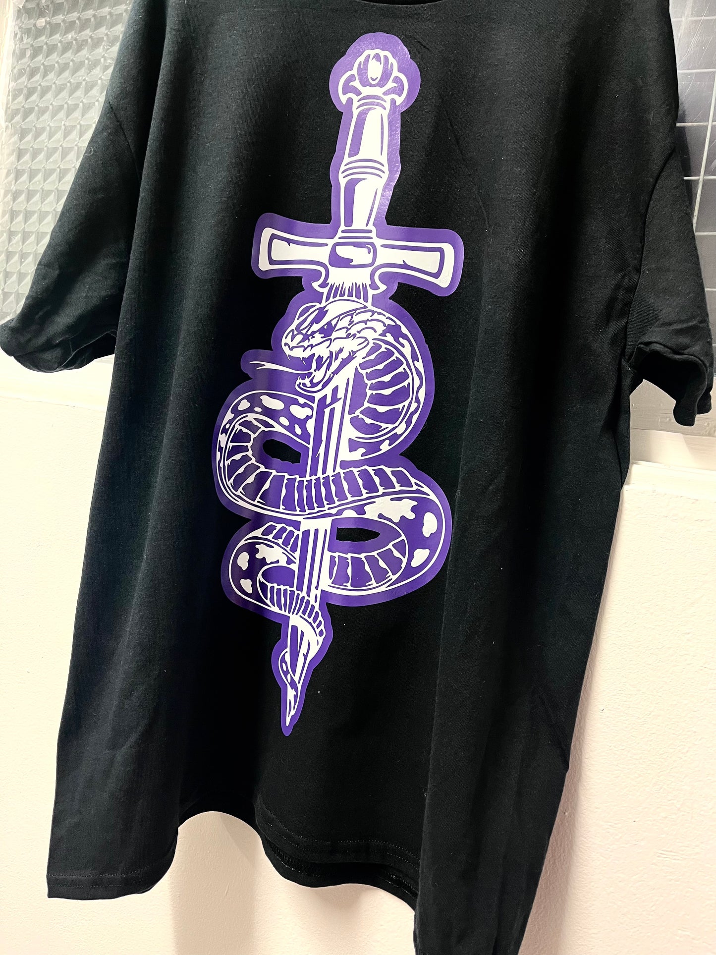 Snake Graphic Black T-Shirt