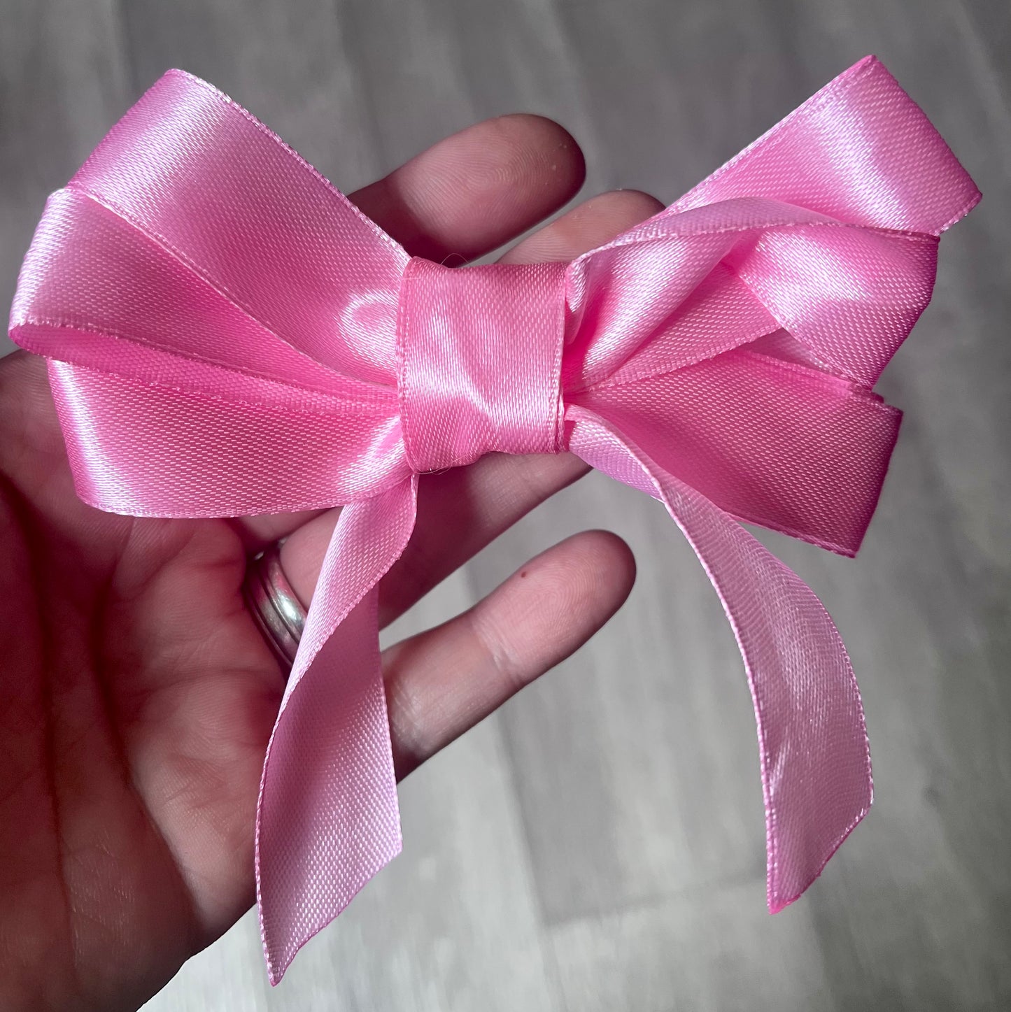 Personalised Handmade Clip In Hair Bow