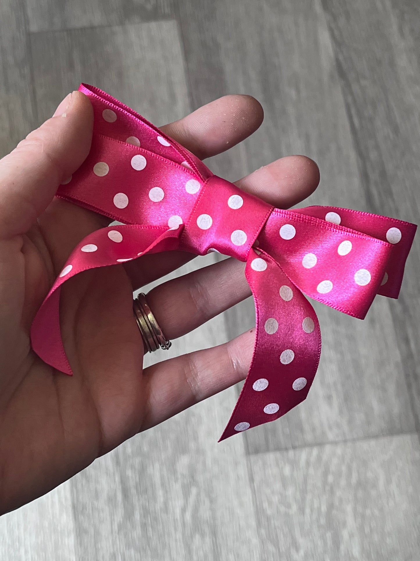 Personalised Handmade Polka Dot Hair Bows