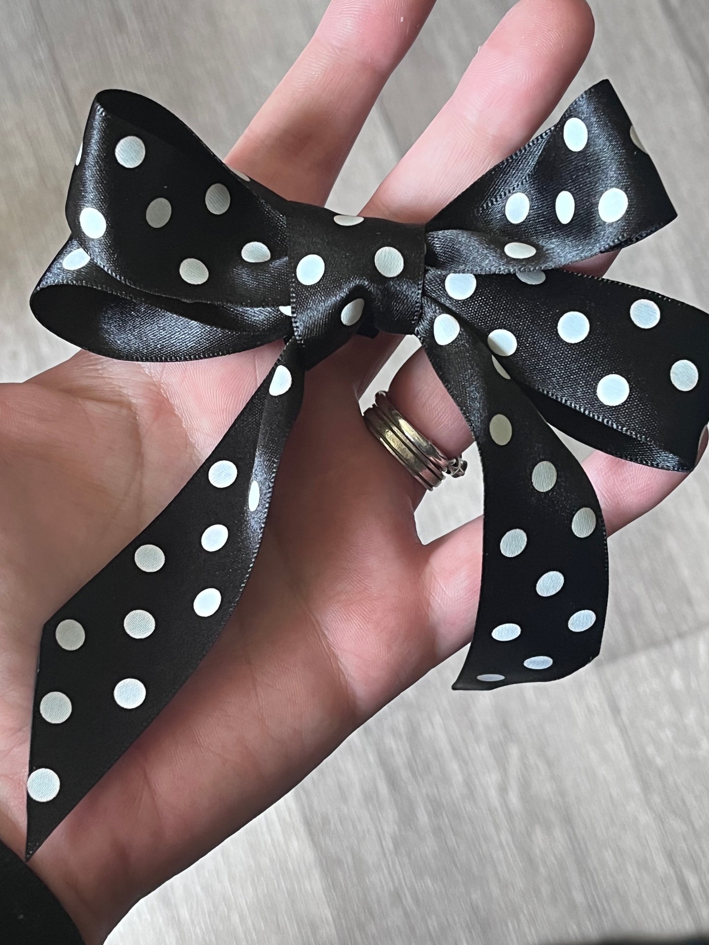 Personalised Handmade Polka Dot Hair Bows